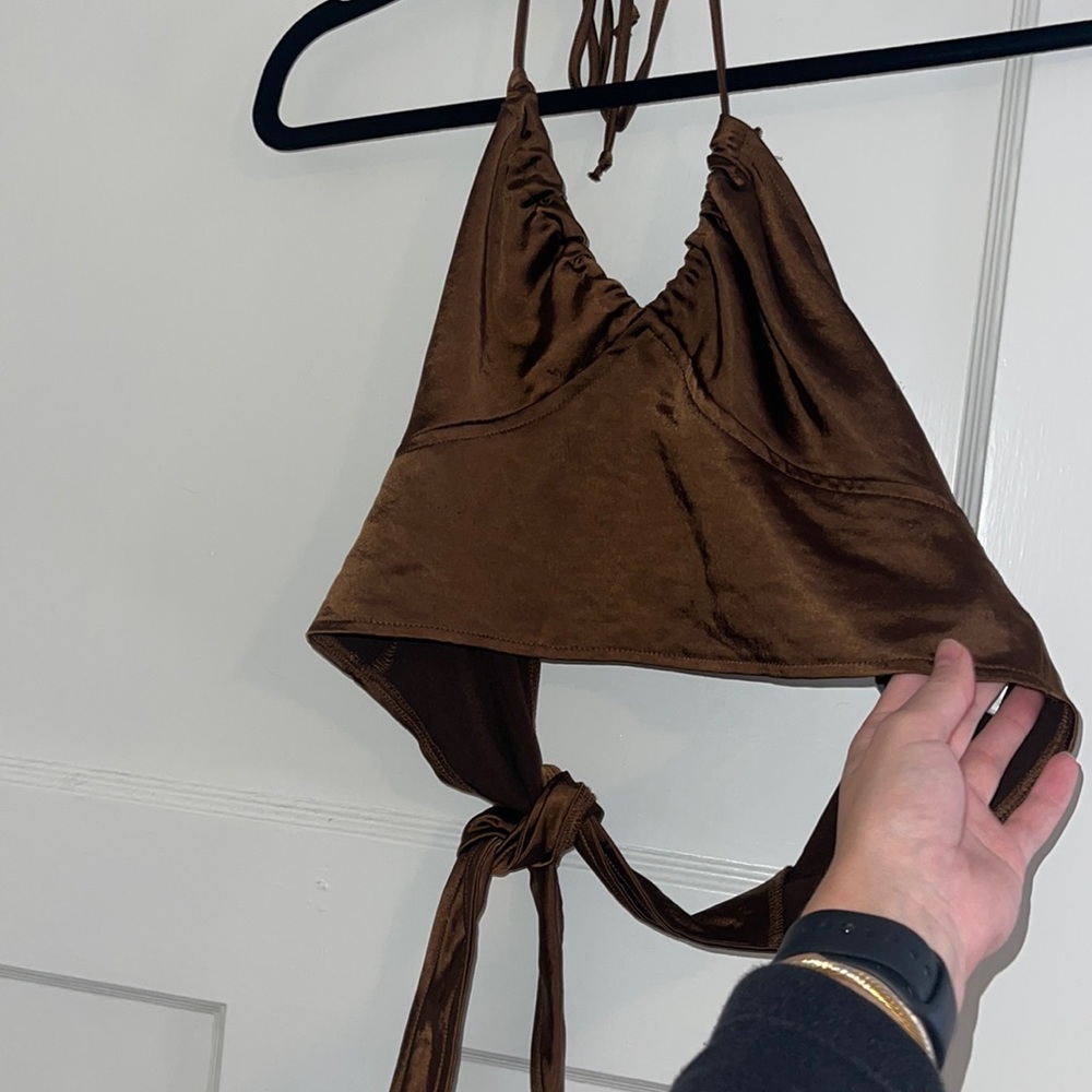 Open Back Tie Top